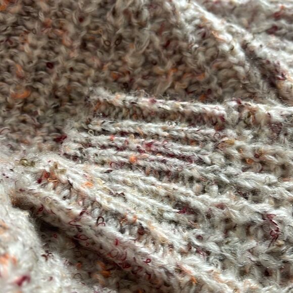 Heartloom chunky cozy knit sweater Alysha crew neck slouchy speckled small EUC - Picture 13 of 14